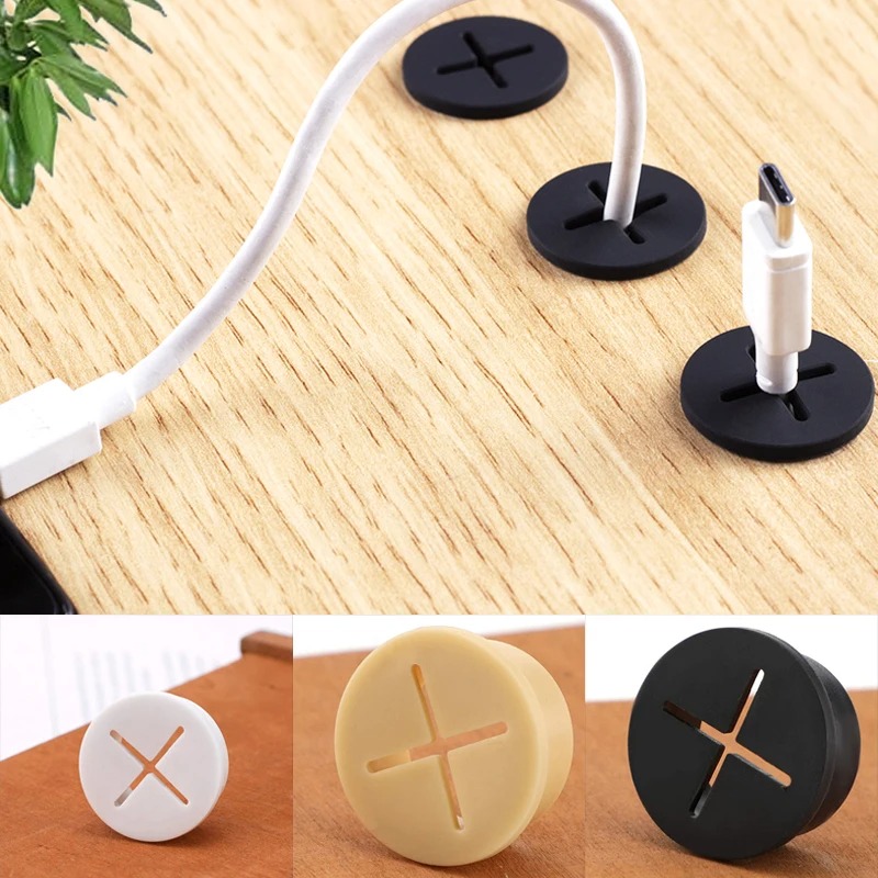Cable Lock Flexible - 5 Cái Nắp Che Lỗ Cáp