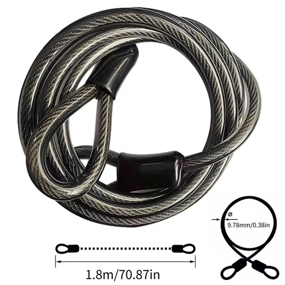 Anti-Theft Bike Lock Cable Fle - đánh giá và giá Cable Lock Flexible