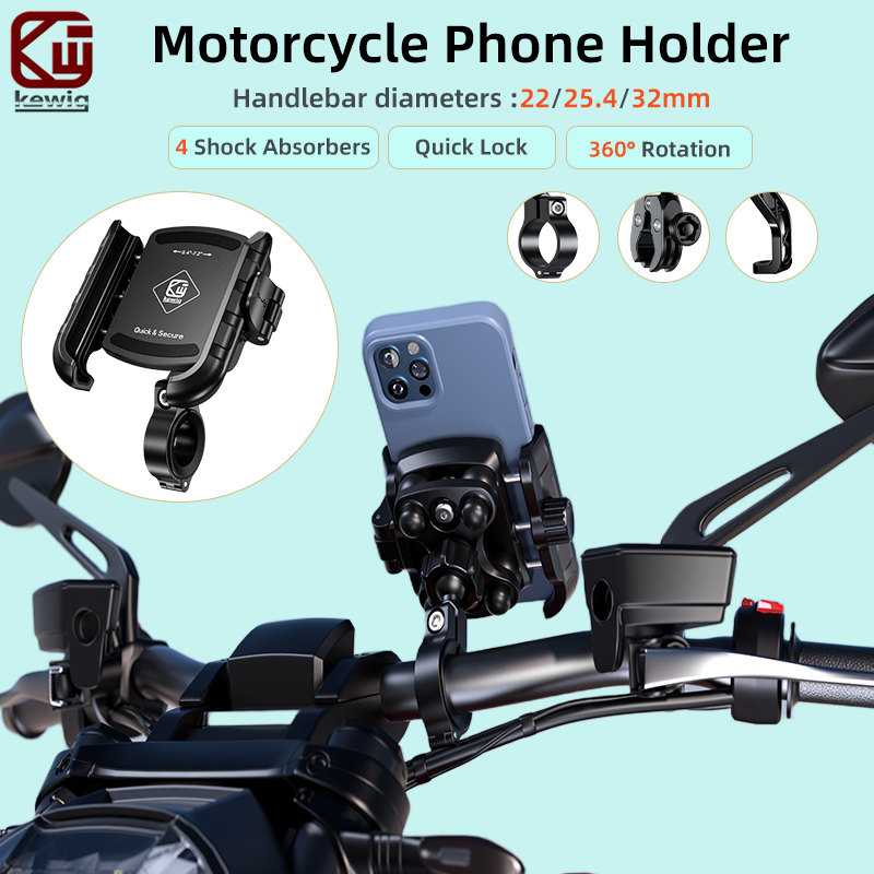 Giá đỡ điện thoại xe máy Kewig - đánh giá và giá Commuter Bike Lock