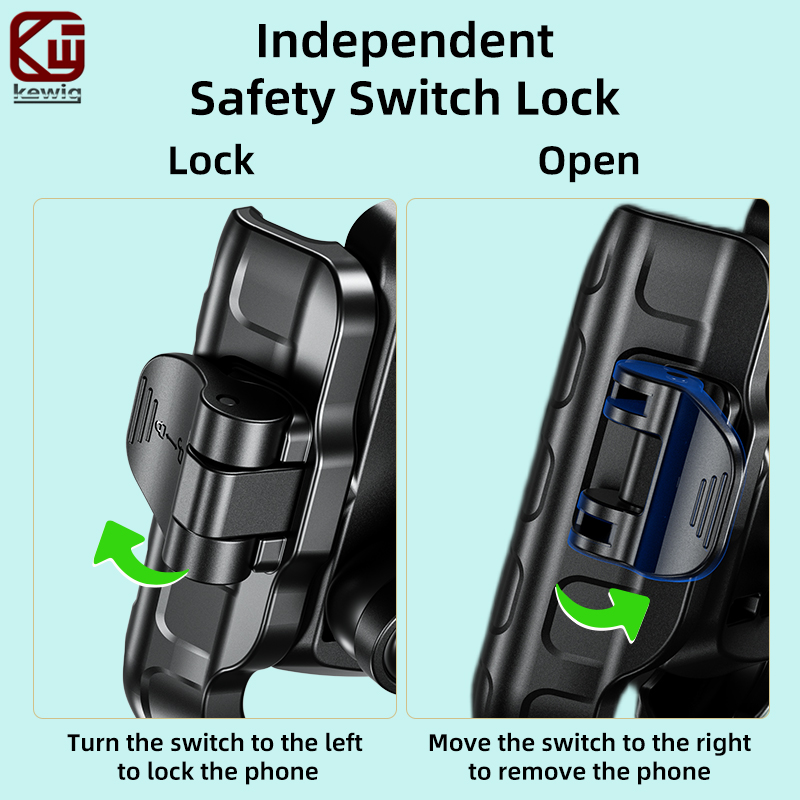 Giá đỡ điện thoại xe máy Kewig - đánh giá và giá Commuter Bike Lock