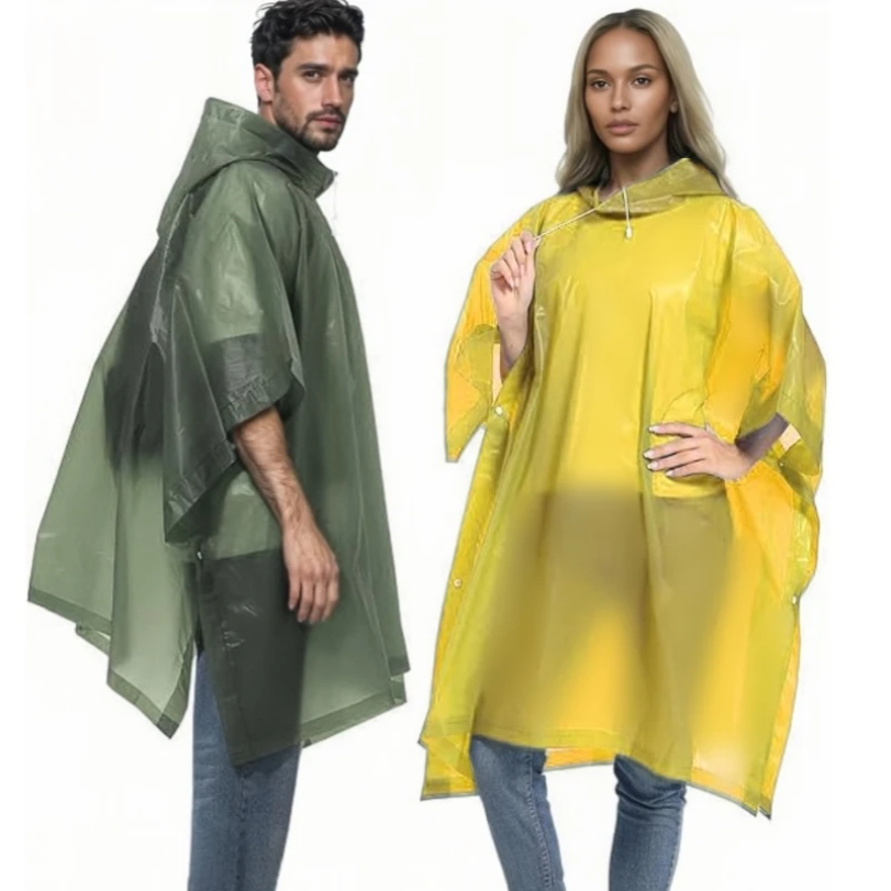 Reusable Raincoat with Drawstr - đánh giá và giá Commuting By Bike