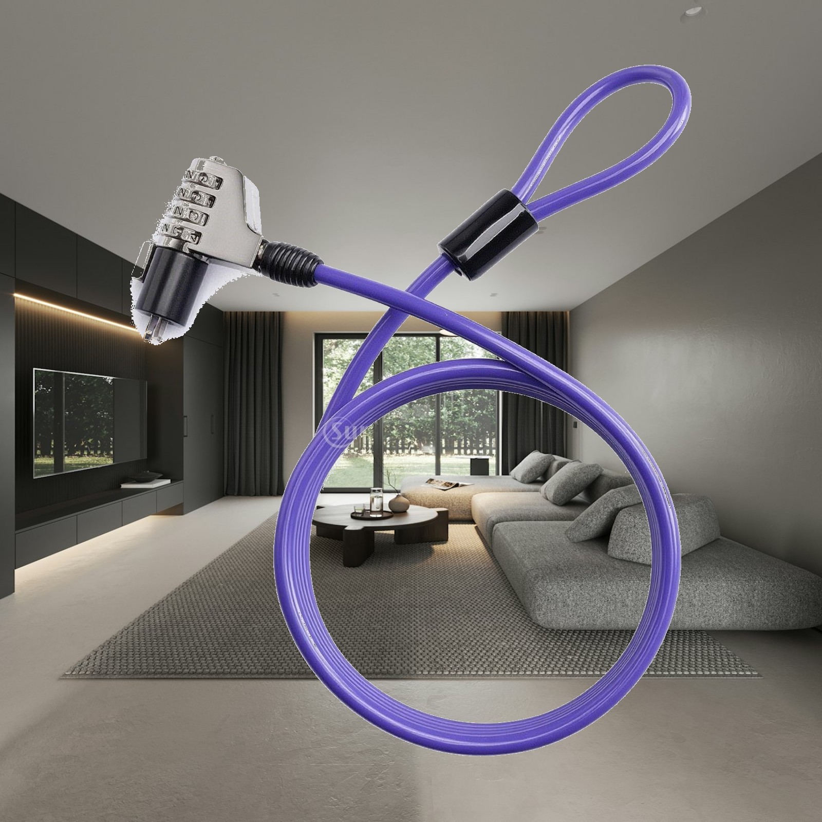 Keyless Wedge Combination Lock - đánh giá và giá Cable Lock Flexible